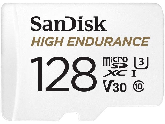 Sandisk 128GB High Endurance Video microSDXC Card with Adapter: $33.99 Sandisk 128GB High Endurance Video microSDXC Card with Adapter: $33.99