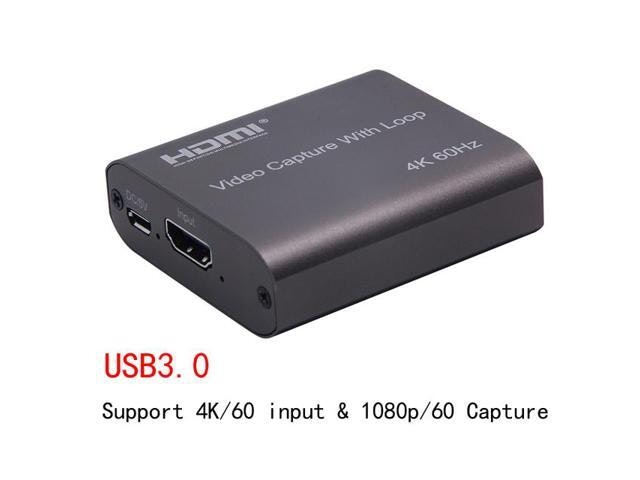 HDMI to USB 3.0 4K 60Hz Video Capture Card: $24.71