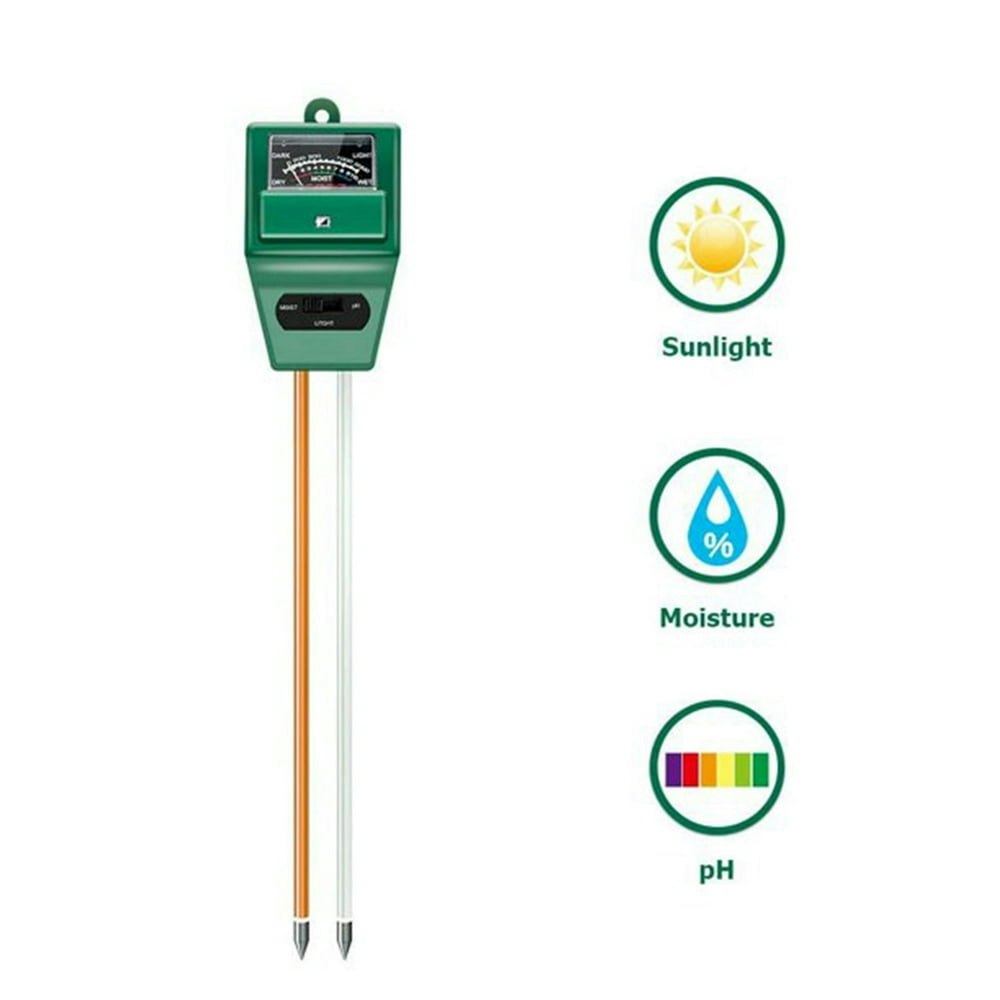 3-in-1 Soil pH, Moisture, and Light Meter: $10