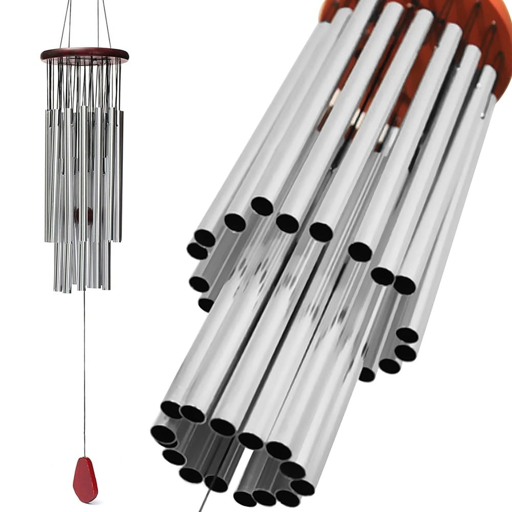 Bshapplus 32-Inch 27-Tube Wind Chimes: $9.88