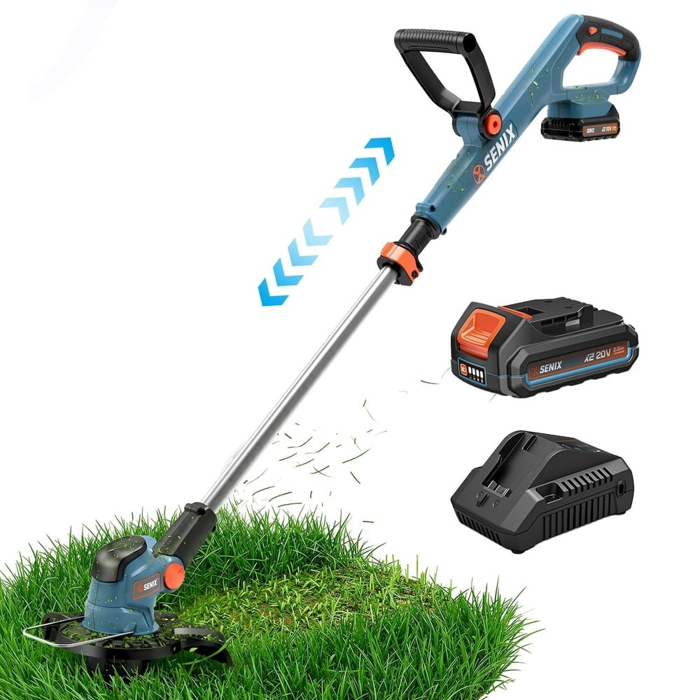 Senix GTX2-M 20V Cordless String Trimmer and Edger: $44.99