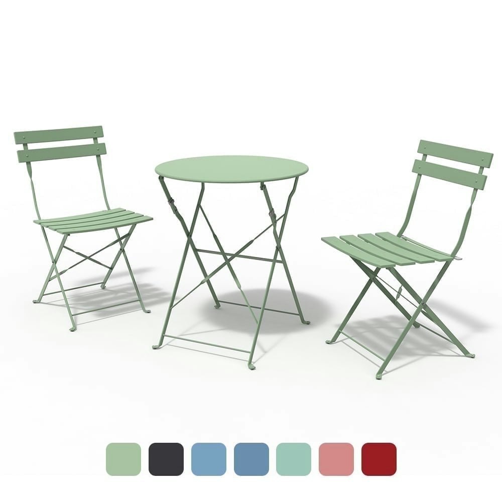 Grand Patio 3-Piece Metal Folding Bistro Set: $81.09