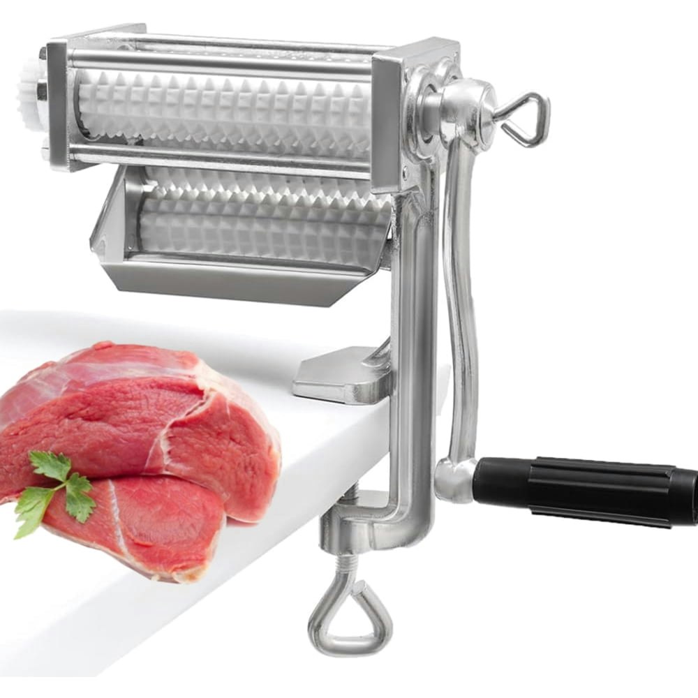 Iajxwi Heavy-Duty Manual Meat Tenderizer and Cuber: $32.39 Iajxwi Heavy-Duty Manual Meat Tenderizer and Cuber: $32.39