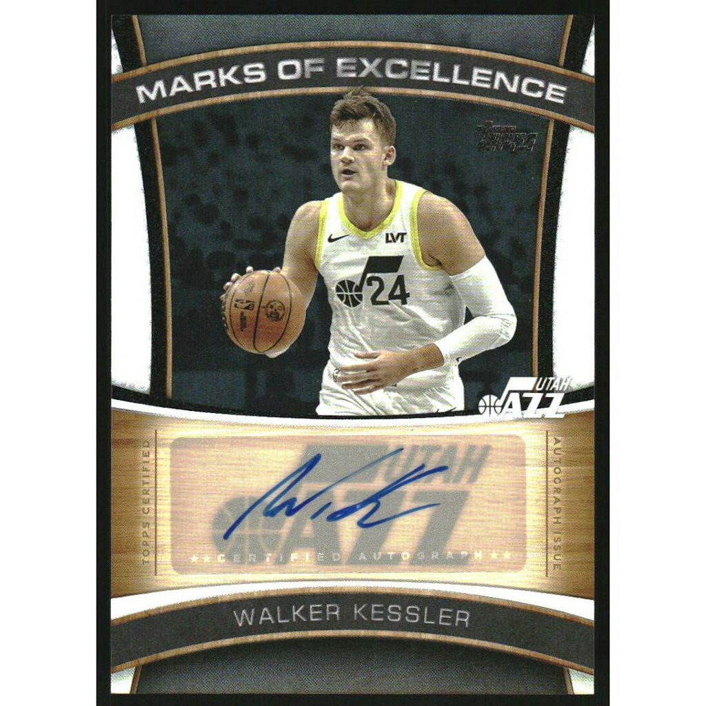 2025-26 Topps Marks of Excellence Walker Kessler Rainbow Foilboard Card: $10.80 2025-26 Topps Marks of Excellence Walker Kessler Rainbow Foilboard Card: $10.80