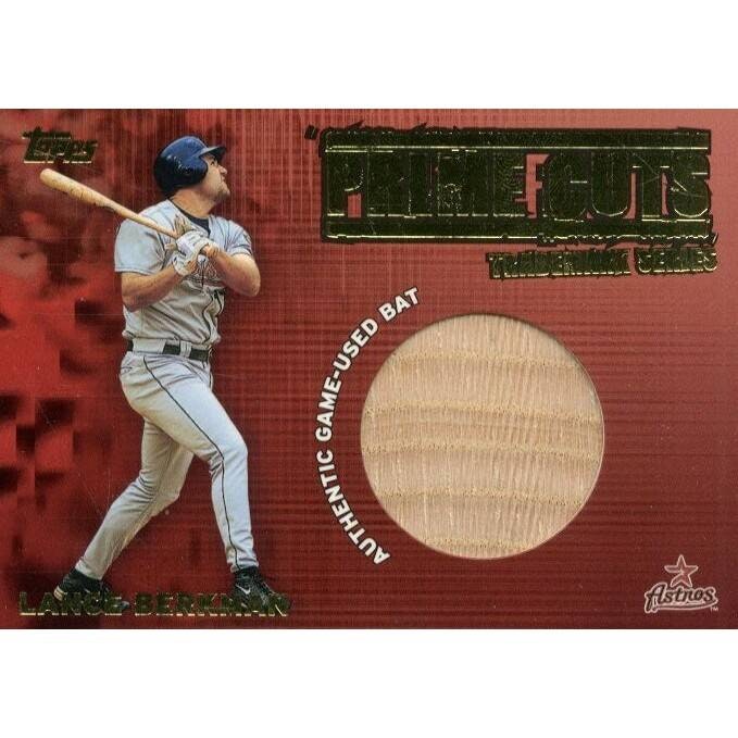 2003 Topps Prime Cuts Lance Berkman Trademark Relics Card: $64 2003 Topps Prime Cuts Lance Berkman Trademark Relics Card: $64