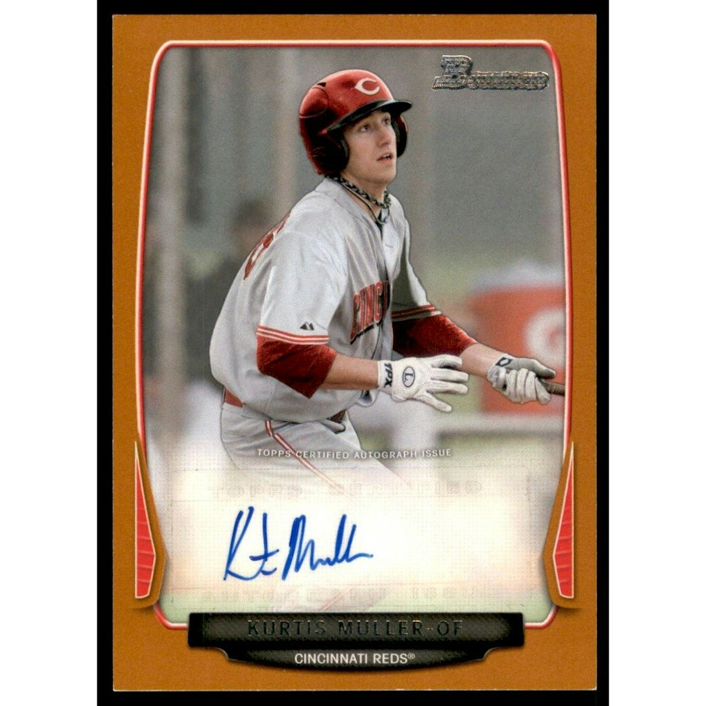 2013 Bowman Prospect Autographs Orange Kurtis Muller #KM: $22.50 2013 Bowman Prospect Autographs Orange Kurtis Muller #KM: $22.50