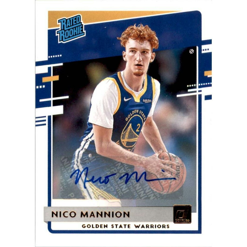 2020-21 Donruss Rated Rookies Signatures Nico Mannion Card: $10.80 2020-21 Donruss Rated Rookies Signatures Nico Mannion Card: $10.80