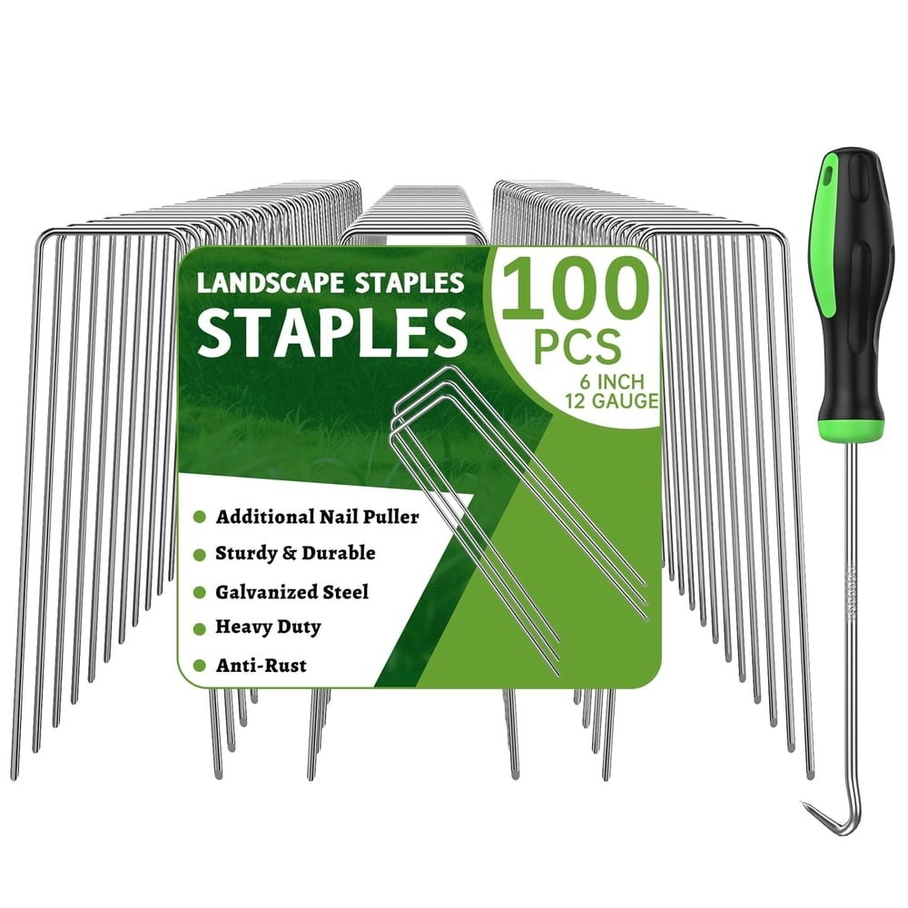 GPED 6-Inch Landscape Staples 100-Pack: $15.29 GPED 6-Inch Landscape Staples 100-Pack: $15.29