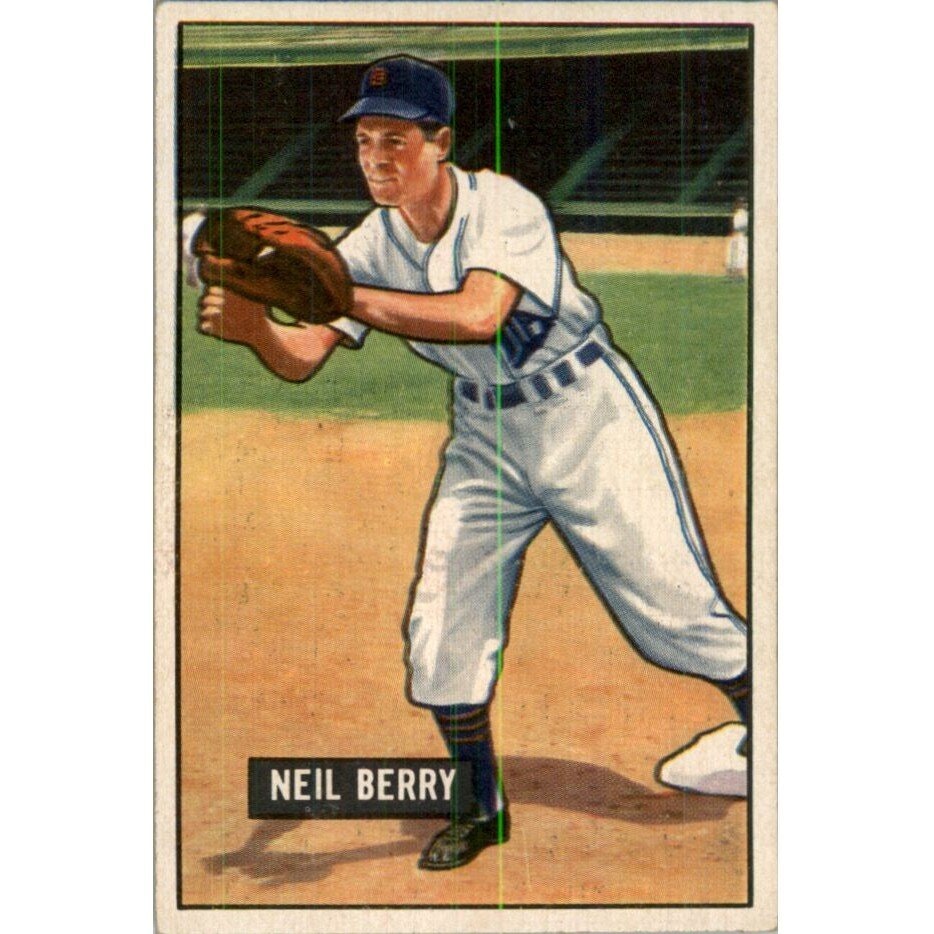 1951 Bowman Neil Berry Baseball Card: $10 1951 Bowman Neil Berry Baseball Card: $10