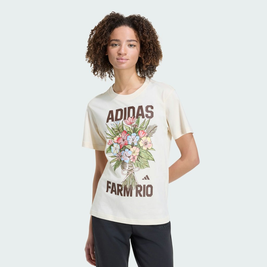 Adidas x Farm Rio Graphic T-Shirt: $35 Adidas x Farm Rio Graphic T-Shirt: $35
