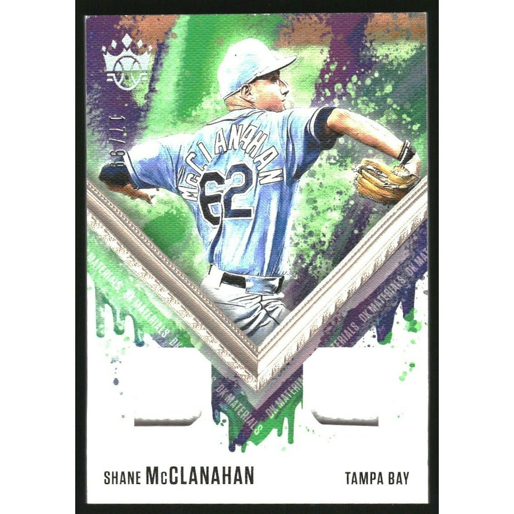 2021 Diamond Kings Shane McClanahan Holo Silver Material Card #42/99: $13.50 2021 Diamond Kings Shane McClanahan Holo Silver Material Card #42/99: $13.50