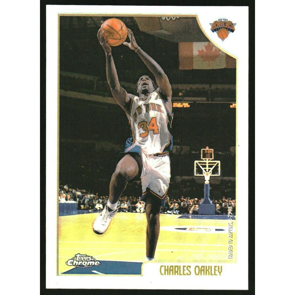 1998-99 Topps Chrome Refractor Charles Oakley Trading Card #142: $10