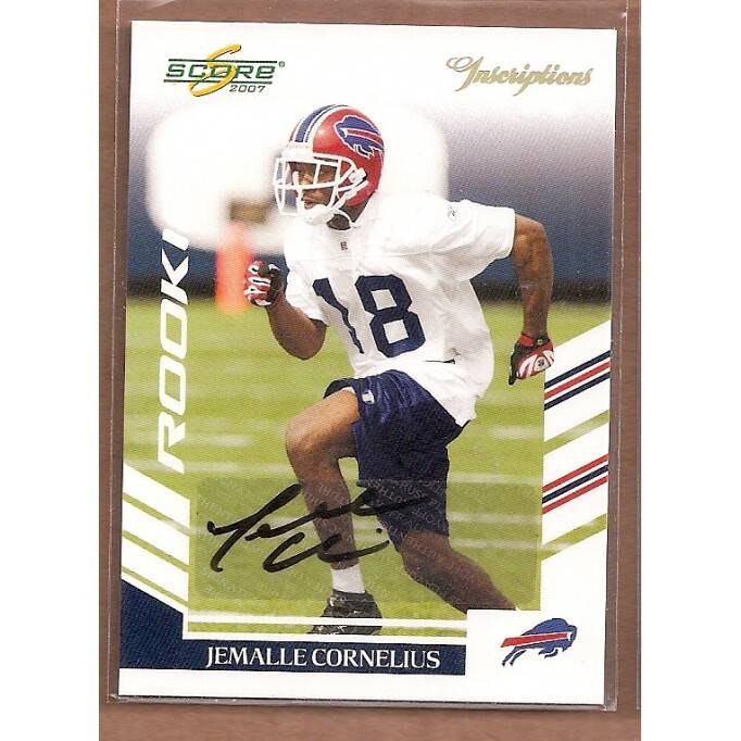 Jemalle Cornelius 2007 Score Inscriptions #319 Trading Card: $14 Jemalle Cornelius 2007 Score Inscriptions #319 Trading Card: $14