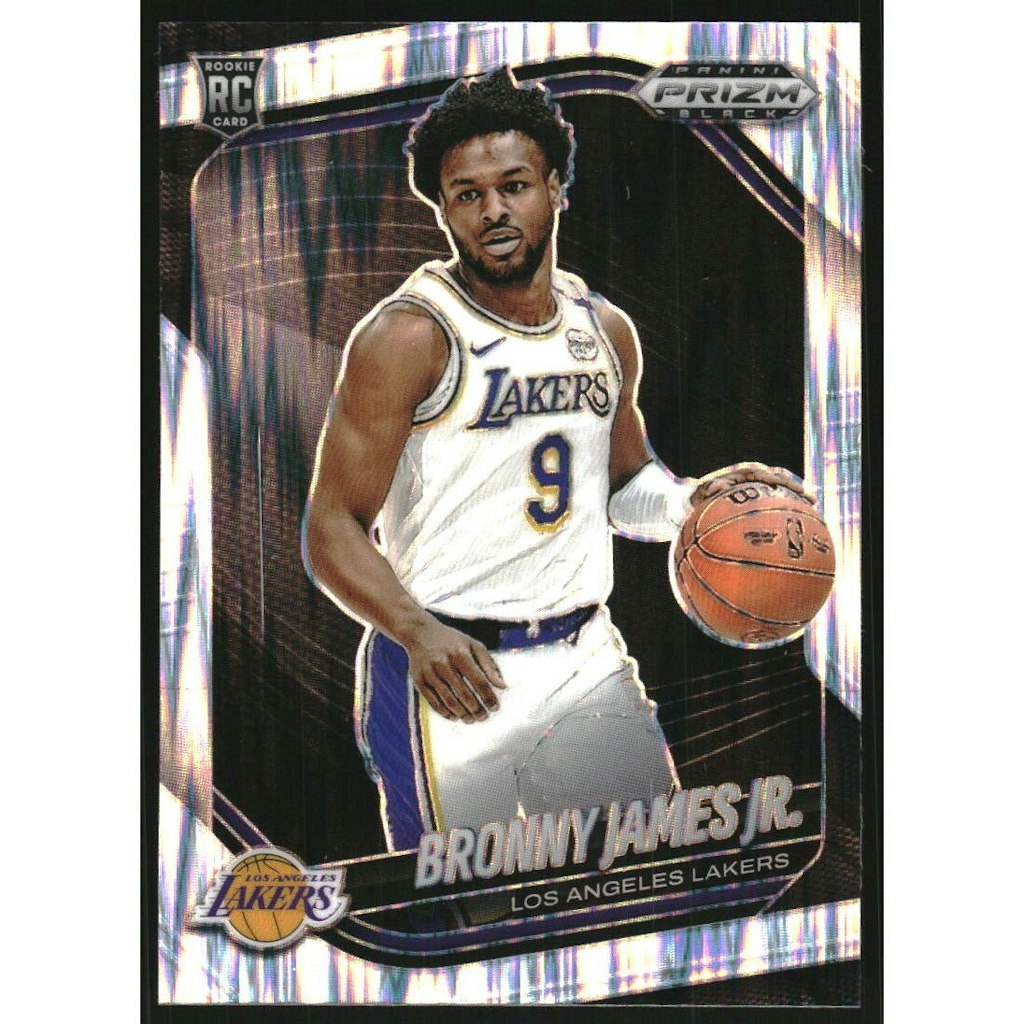 2024-25 Panini Prizm Bronny James Jr. Black Prizm Card: $22.50 2024-25 Panini Prizm Bronny James Jr. Black Prizm Card: $22.50