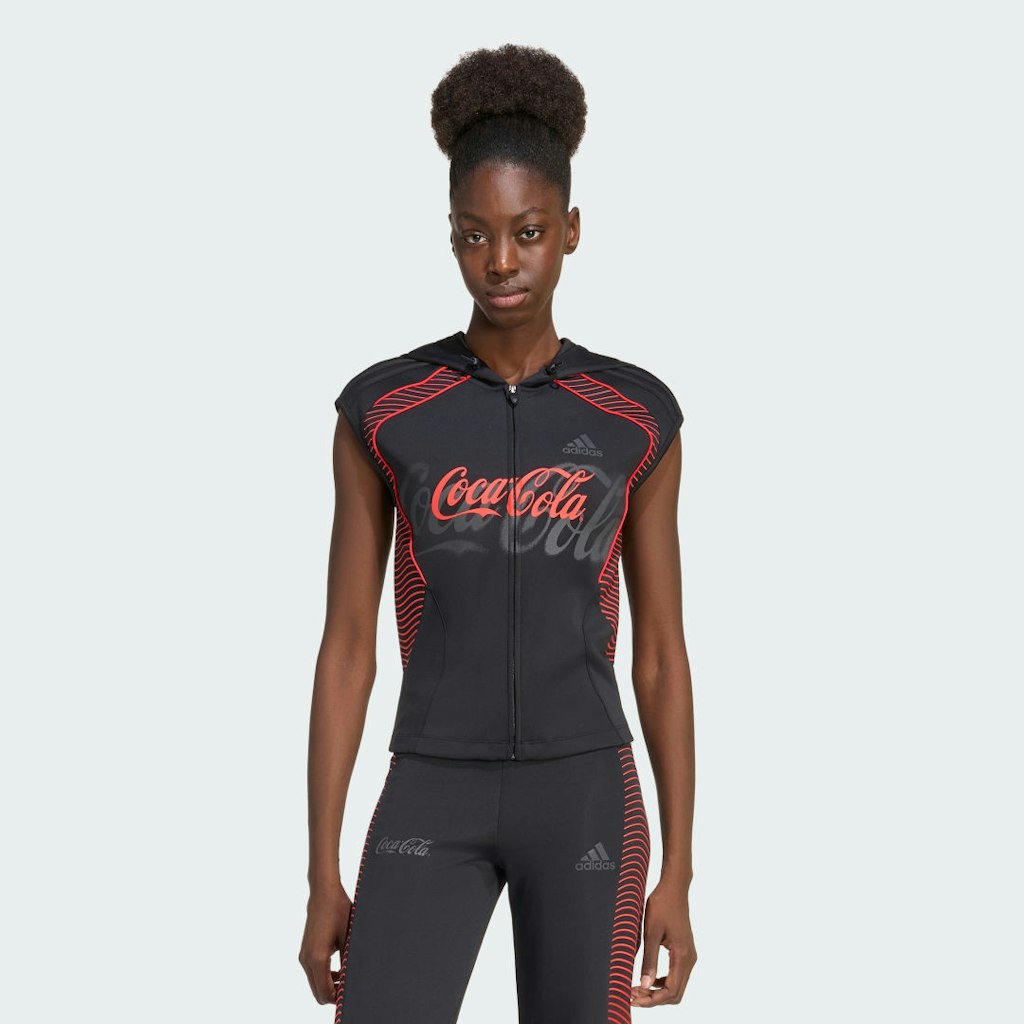 Adidas x Coca-Cola Slouchy Graphic Hoodie: $85 Adidas x Coca-Cola Slouchy Graphic Hoodie: $85