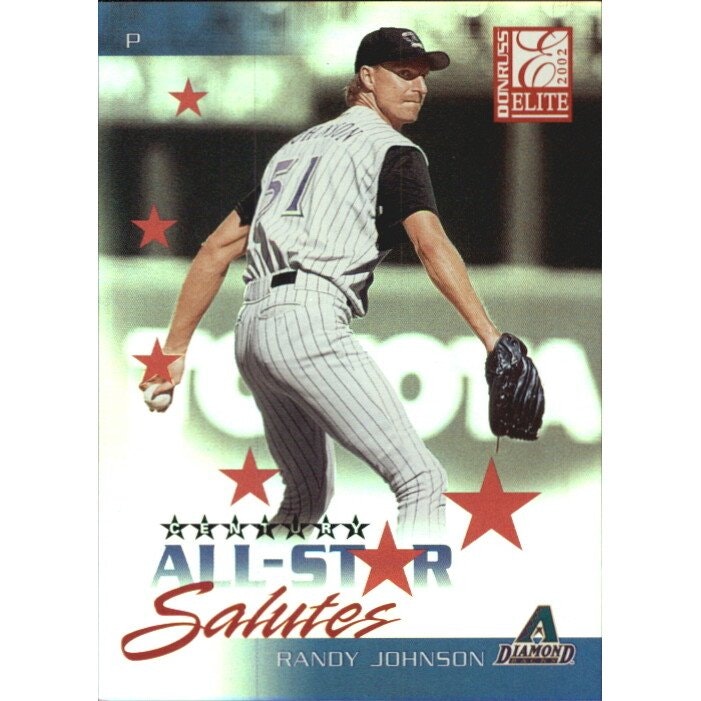 2002 Donruss Elite All-Star Salutes Randy Johnson #12: $10.80 2002 Donruss Elite All-Star Salutes Randy Johnson #12: $10.80