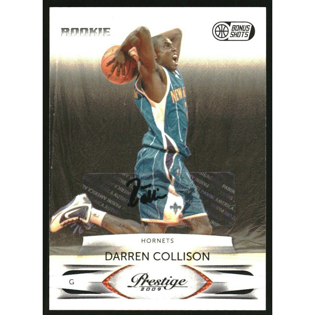 2009-10 Prestige Bonus Shots Black Darren Collison Autograph Card: $10.50 2009-10 Prestige Bonus Shots Black Darren Collison Autograph Card: $10.50