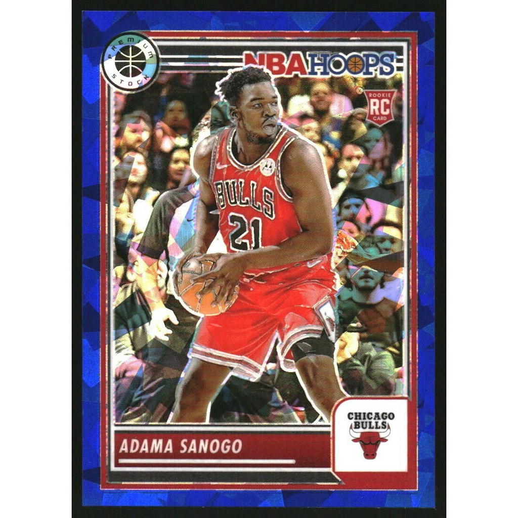 2023-24 Hoops Premium Stock Blue Ice Prizm Adama Sanogo Card: $10.80 2023-24 Hoops Premium Stock Blue Ice Prizm Adama Sanogo Card: $10.80