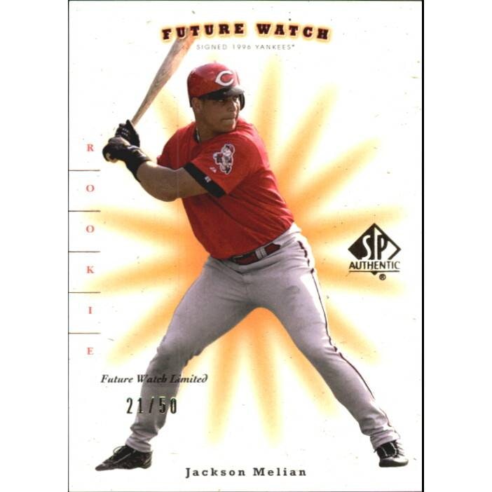 2001 SP Authentic Jackson Melian Rookie Card: $14 2001 SP Authentic Jackson Melian Rookie Card: $14