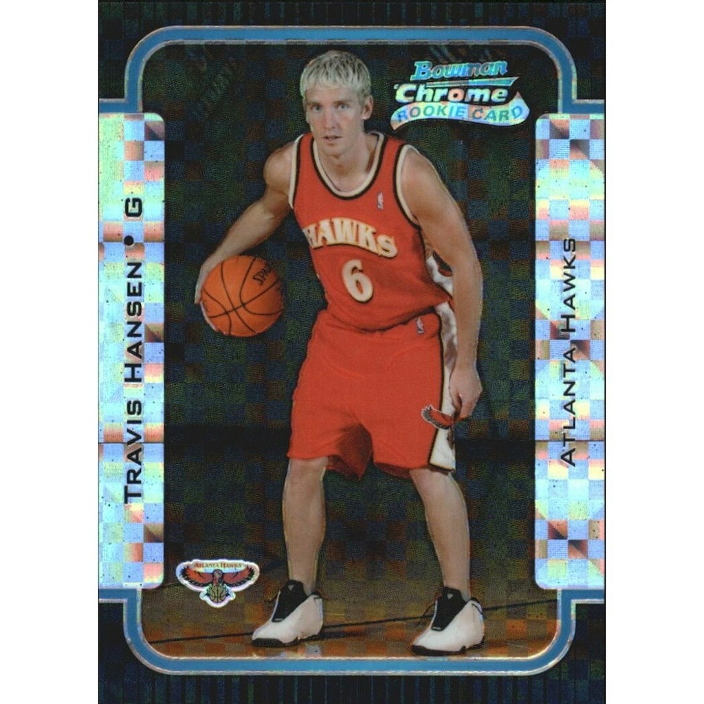 2003-04 Bowman Chrome X-fractors #139 Travis Hansen Trading Card: $17.50 2003-04 Bowman Chrome X-fractors #139 Travis Hansen Trading Card: $17.50