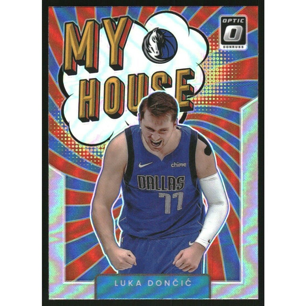 2021-22 Donruss Optic My House Luka Doncic Holo Card: $18 2021-22 Donruss Optic My House Luka Doncic Holo Card: $18