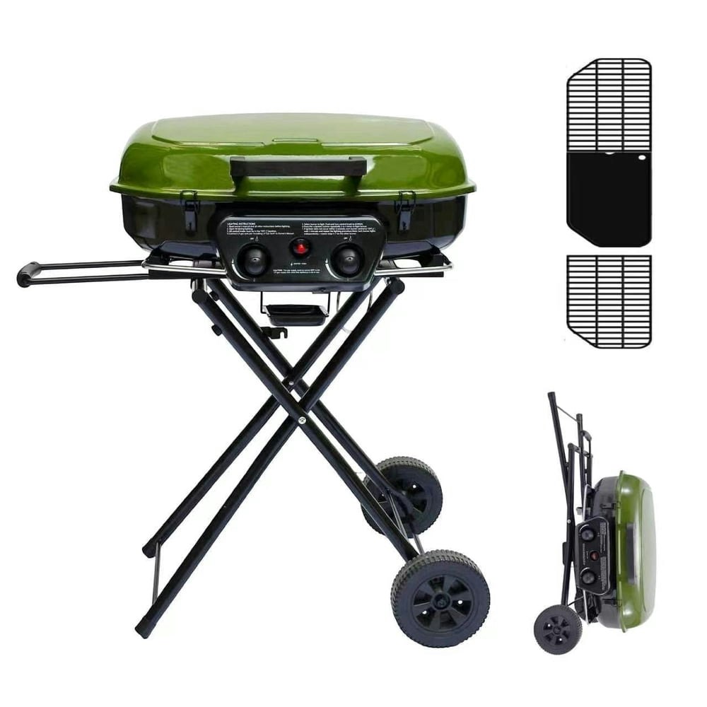 2-Burner Portable Propane Gas Grill with Griddle: $199.99
