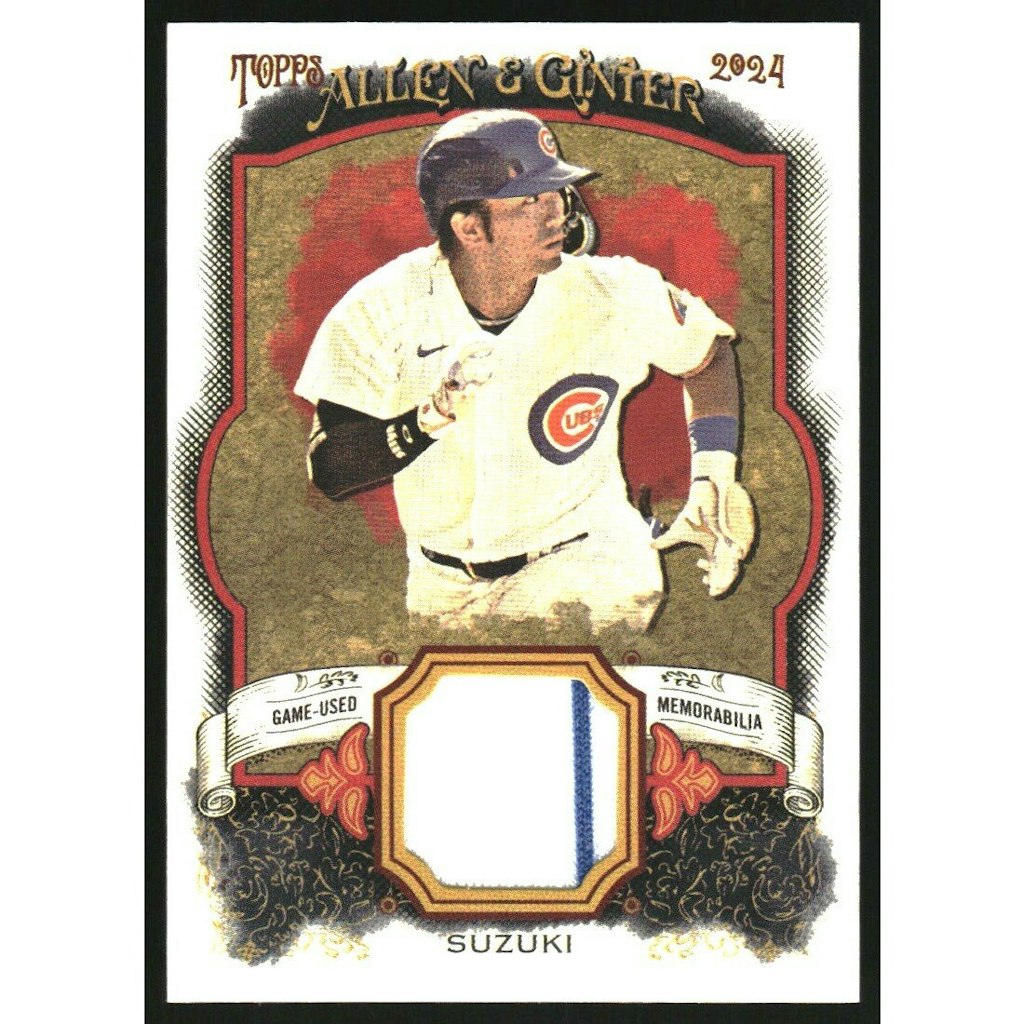 2024 Topps Allen and Ginter Seiya Suzuki Relic Card: $14 2024 Topps Allen and Ginter Seiya Suzuki Relic Card: $14