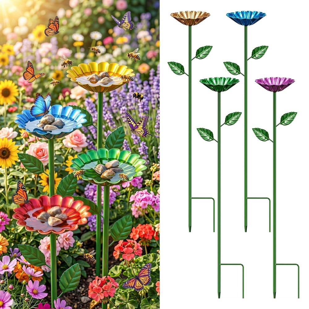 Yinghao Bee Watering Station 4-Pack: $17.09