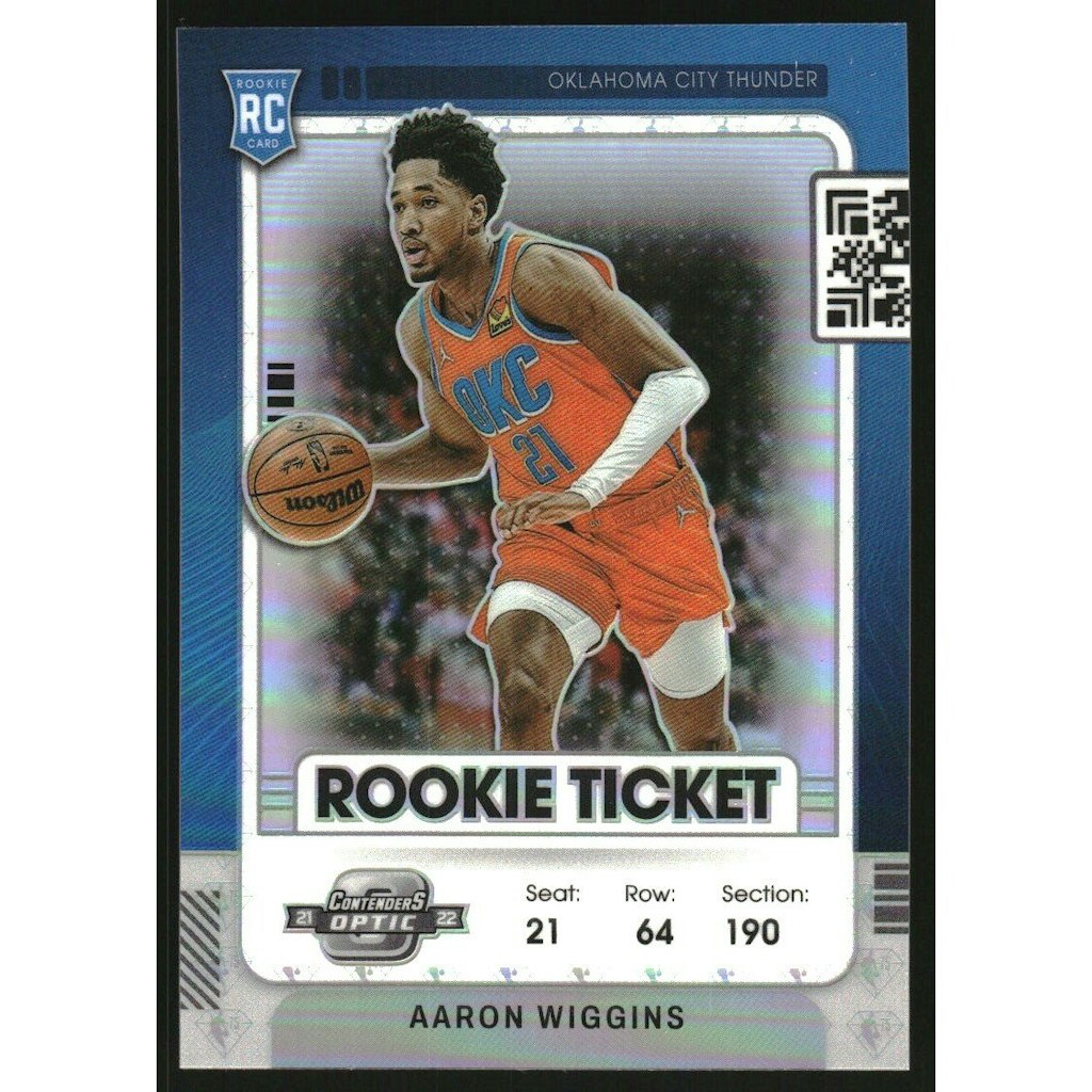 2021-22 Panini Contenders Optic Aaron Wiggins 75th Anniversary Rookie Card: $10 2021-22 Panini Contenders Optic Aaron Wiggins 75th Anniversary Rookie Card: $10