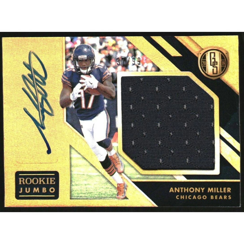 2018 Panini Gold Standard Anthony Miller Rookie Jersey Autograph Card /99: $15 2018 Panini Gold Standard Anthony Miller Rookie Jersey Autograph Card /99: $15