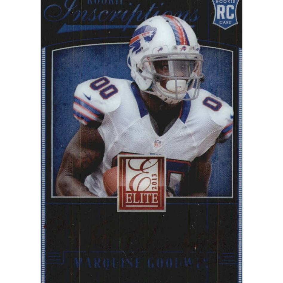 Marquise Goodwin 2013 Elite Rookie Inscriptions Red Ink Autograph Card: $19.98 Marquise Goodwin 2013 Elite Rookie Inscriptions Red Ink Autograph Card: $19.98
