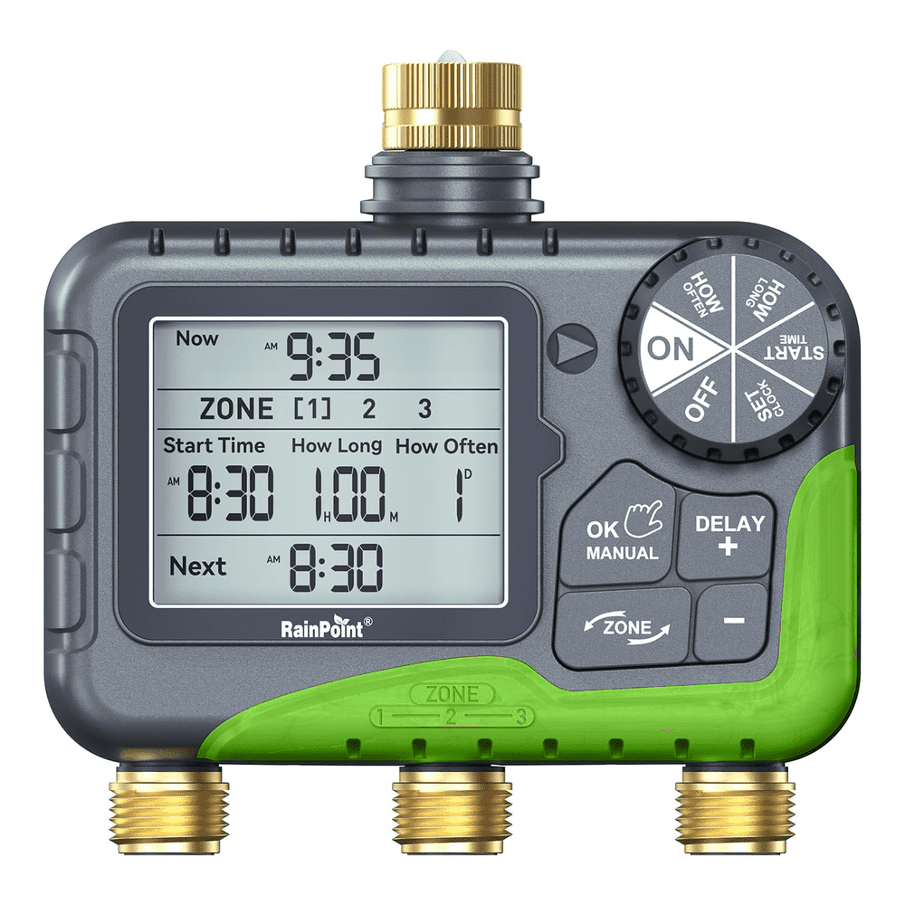 RainPoint 3-Zone Programmable Sprinkler Timer: $65.69 RainPoint 3-Zone Programmable Sprinkler Timer: $65.69