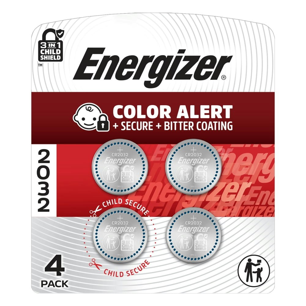 Energizer CR2032 3V Lithium Coin Batteries 4-Pack: $6.49 Energizer CR2032 3V Lithium Coin Batteries 4-Pack: $6.49