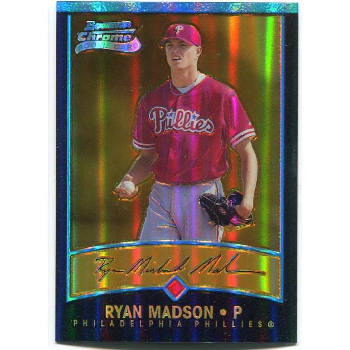 2001 Bowman Chrome Ryan Madson Gold Refractor Card: $48 2001 Bowman Chrome Ryan Madson Gold Refractor Card: $48