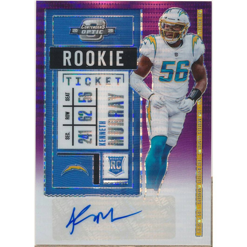 2020 Panini Contenders Optic Kenneth Murray Autograph Card: $54 2020 Panini Contenders Optic Kenneth Murray Autograph Card: $54