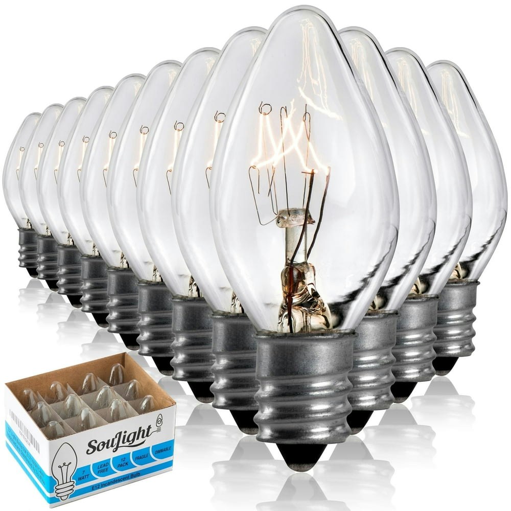 SouLight 7W Incandescent Light Bulbs 12-Pack: $9 SouLight 7W Incandescent Light Bulbs 12-Pack: $9