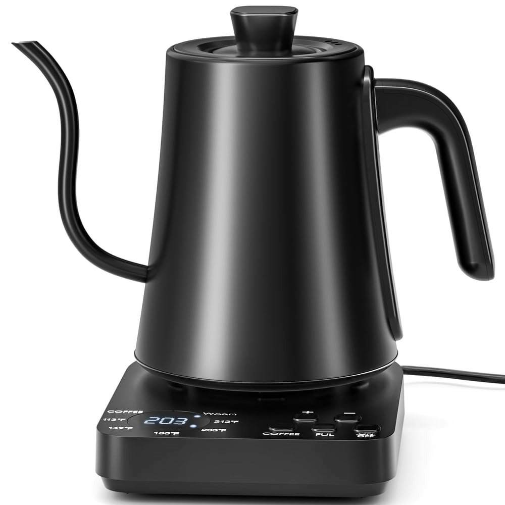 Tinana 1.0L Gooseneck Electric Kettle: $39.99