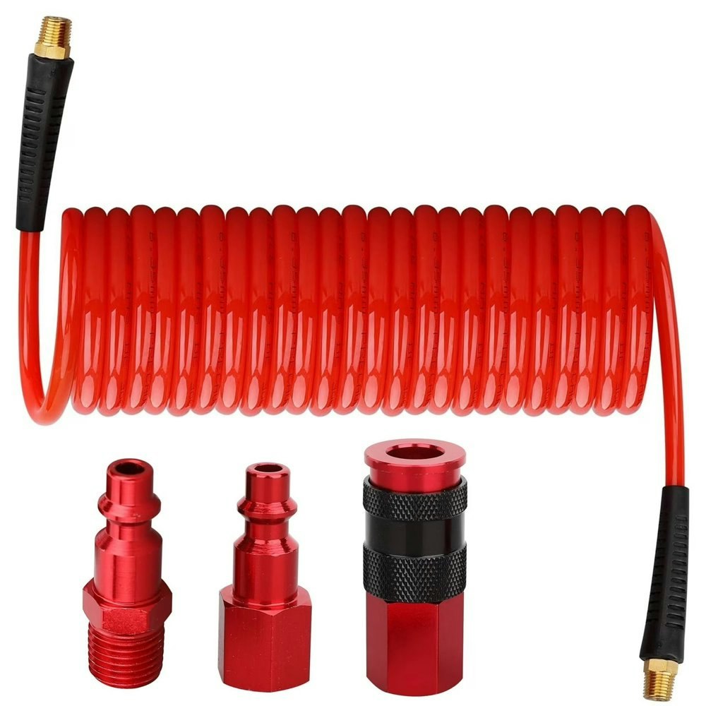 Polyurethane 1/4-inch x 25-foot Recoil Air Hose: $17.08 Polyurethane 1/4-inch x 25-foot Recoil Air Hose: $17.08