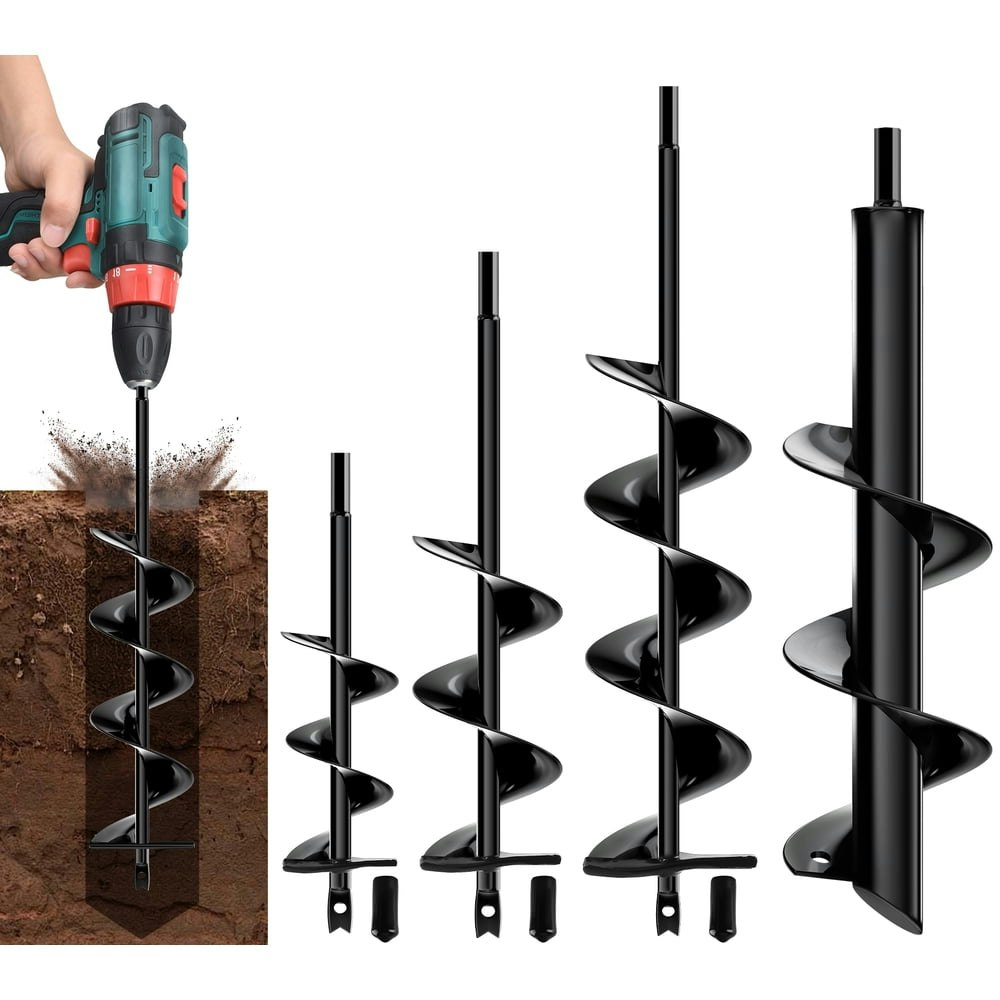Aovky Garden Auger Drill Bit 4-Pack: $19.79 Aovky Garden Auger Drill Bit 4-Pack: $19.79