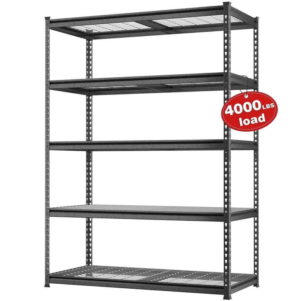 Workpro 5-Tier 48" x 24" x 72" Heavy Duty Adjustable Metal Shelving Unit: $134.99 Workpro 5-Tier 48" x 24" x 72" Heavy Duty Adjustable Metal Shelving Unit: $134.99