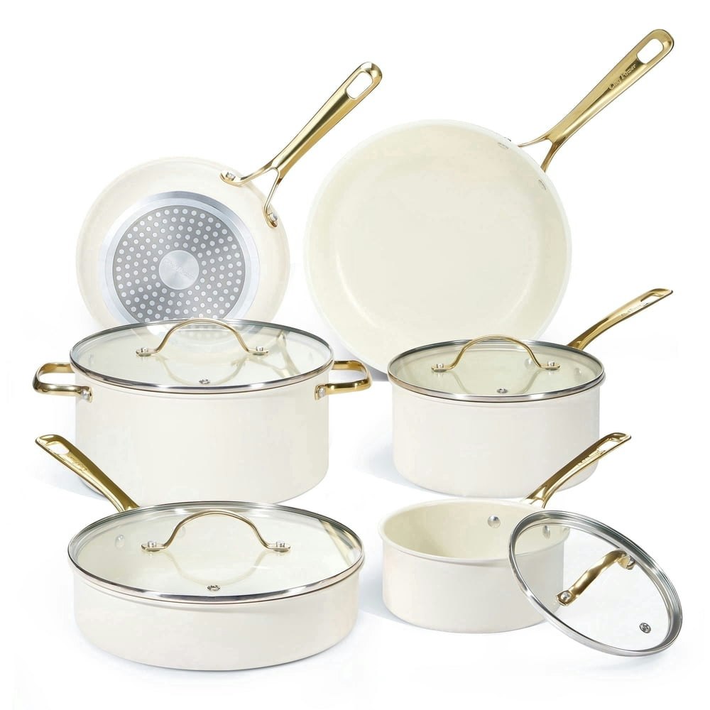 Chef Power 10-Piece Ceramic Non-Stick Cookware Set: $81.99
