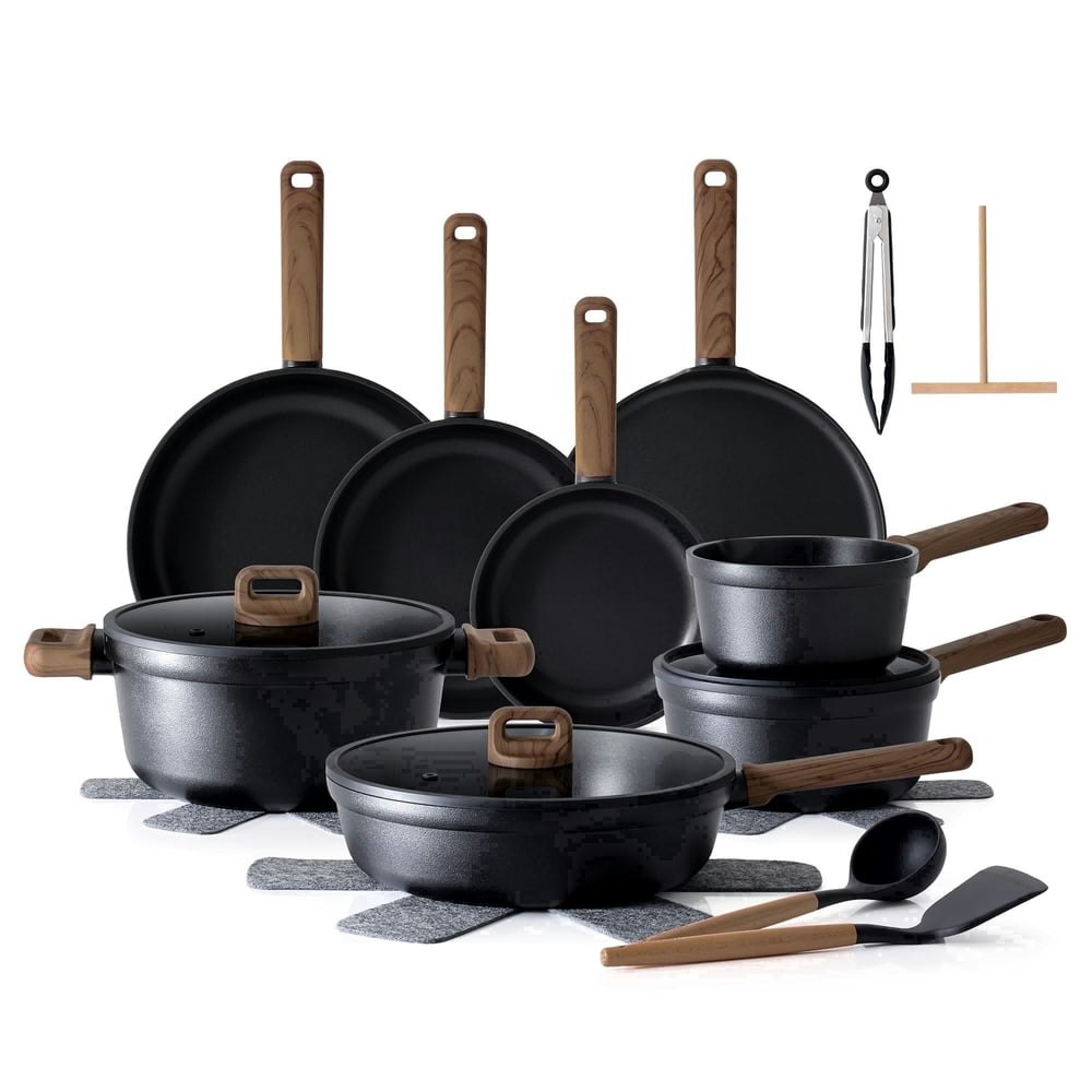 Sensarte 24-Piece Nonstick Titanium Cookware Set: $109.99 Sensarte 24-Piece Nonstick Titanium Cookware Set: $109.99