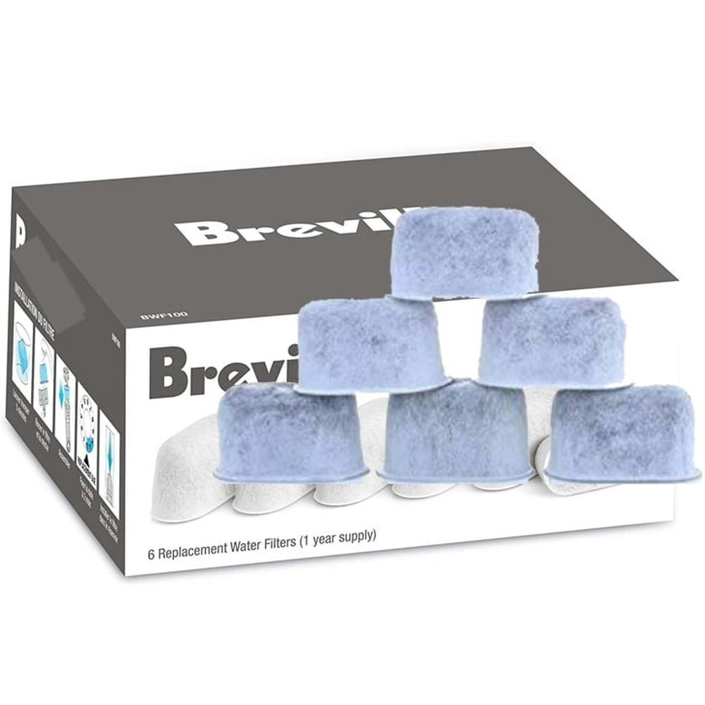 Breville BWF100 Coffee Espresso Maker Water Filter 6-Pack: $11.99