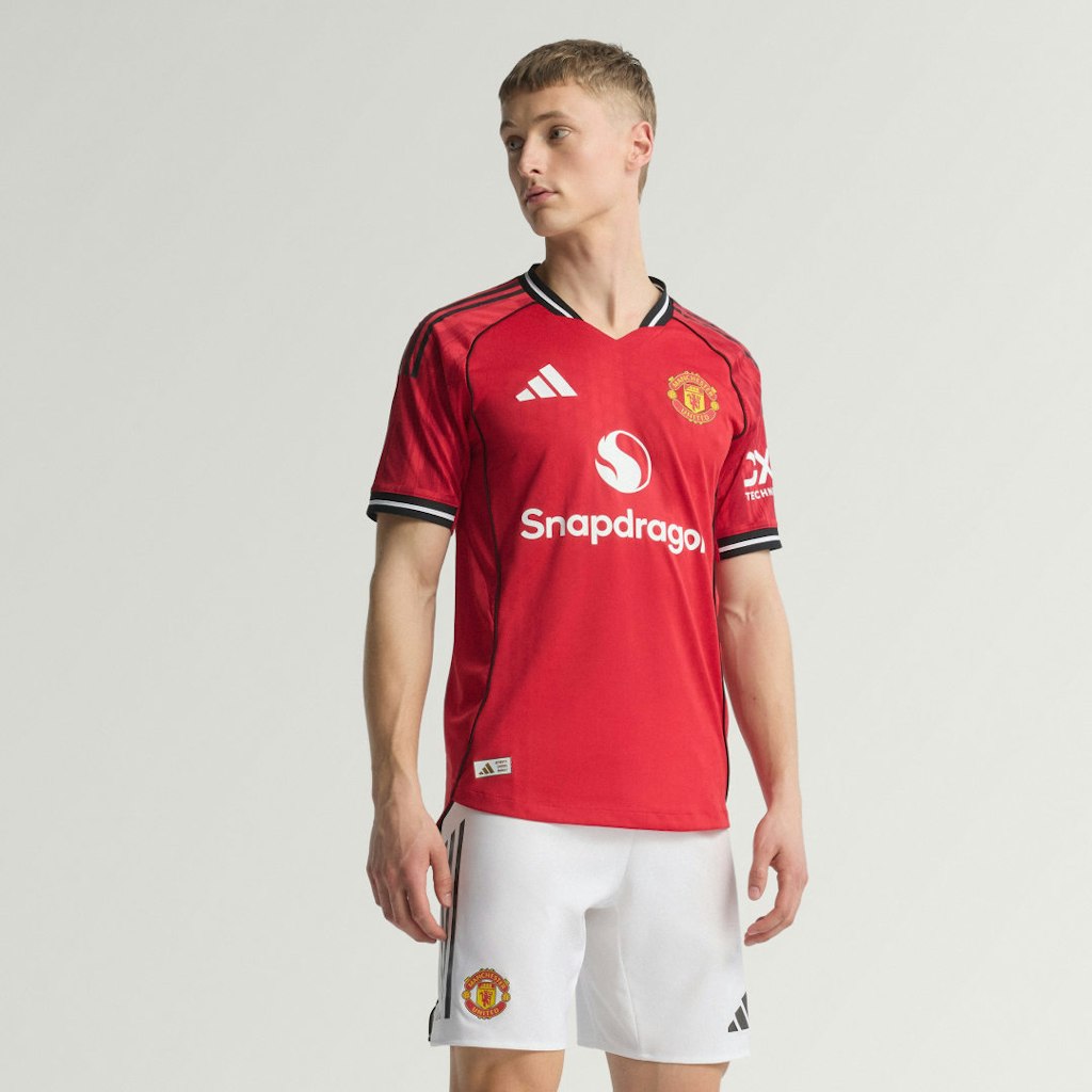 Manchester United 25/26 Home Authentic Jersey: $105 Manchester United 25/26 Home Authentic Jersey: $105