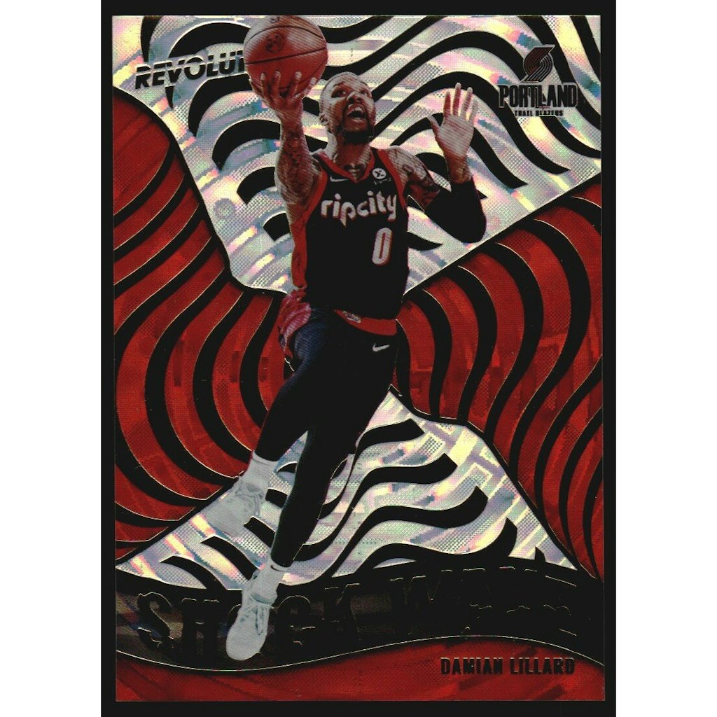 2021-22 Panini Revolution Damian Lillard Shock Wave Fractal Card: $10.80 2021-22 Panini Revolution Damian Lillard Shock Wave Fractal Card: $10.80