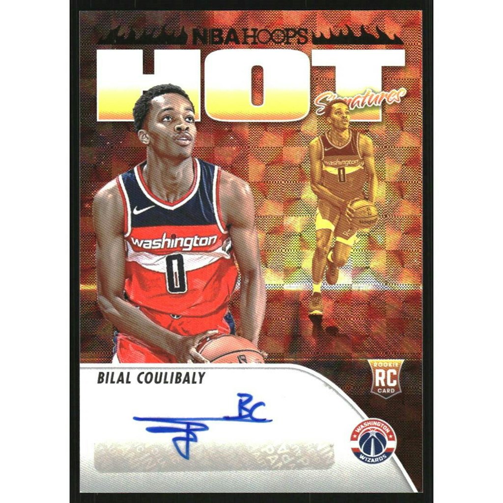 Bilal Coulibaly 2023-24 Hoops Hot Signatures Rookies Hyper Gold Card: $35 Bilal Coulibaly 2023-24 Hoops Hot Signatures Rookies Hyper Gold Card: $35