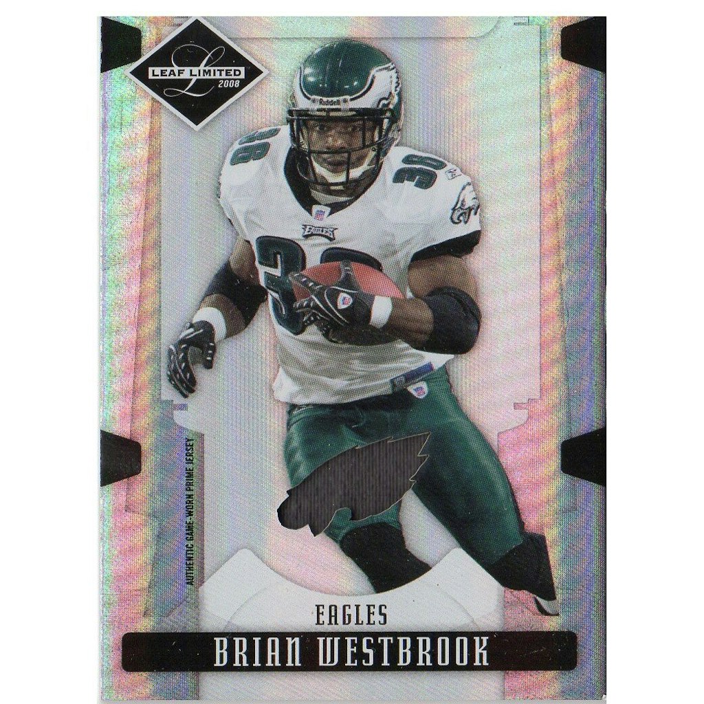 Brian Westbrook 2008 Leaf Limited Prime Team Logo Trading Card: $13.50 Brian Westbrook 2008 Leaf Limited Prime Team Logo Trading Card: $13.50