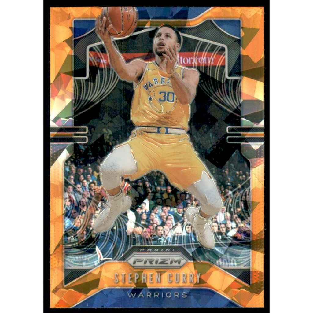 2019-20 Panini Prizm Orange Ice Stephen Curry Trading Card: $27
