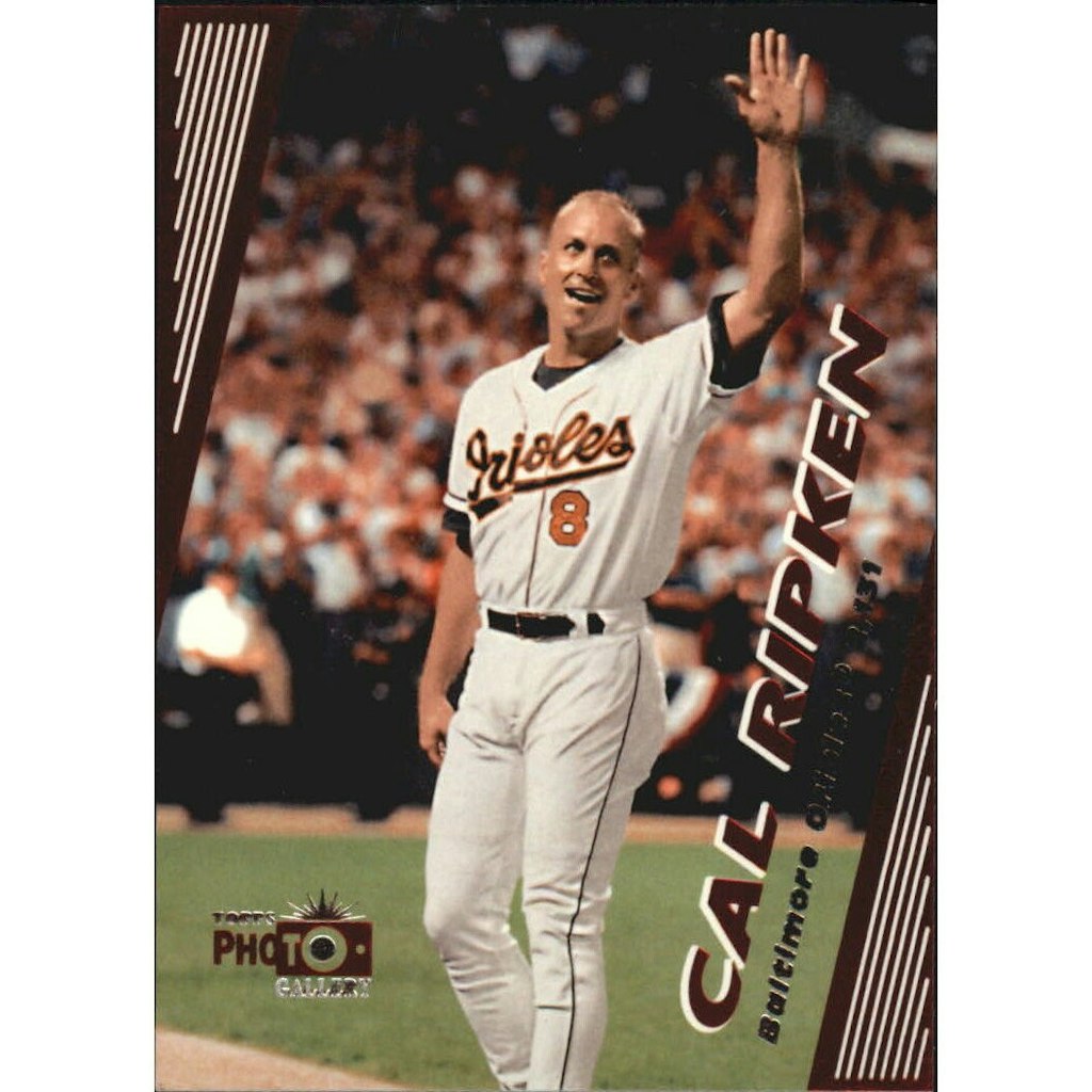 1996 Topps Gallery Cal Ripken Photo Gallery Card: $16 1996 Topps Gallery Cal Ripken Photo Gallery Card: $16