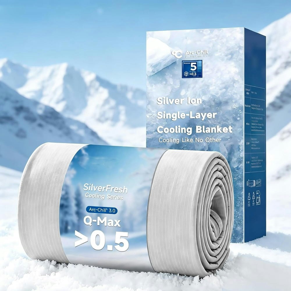 Aship Silver Infused Cooling Blanket Full: $31.49 Aship Silver Infused Cooling Blanket Full: $31.49